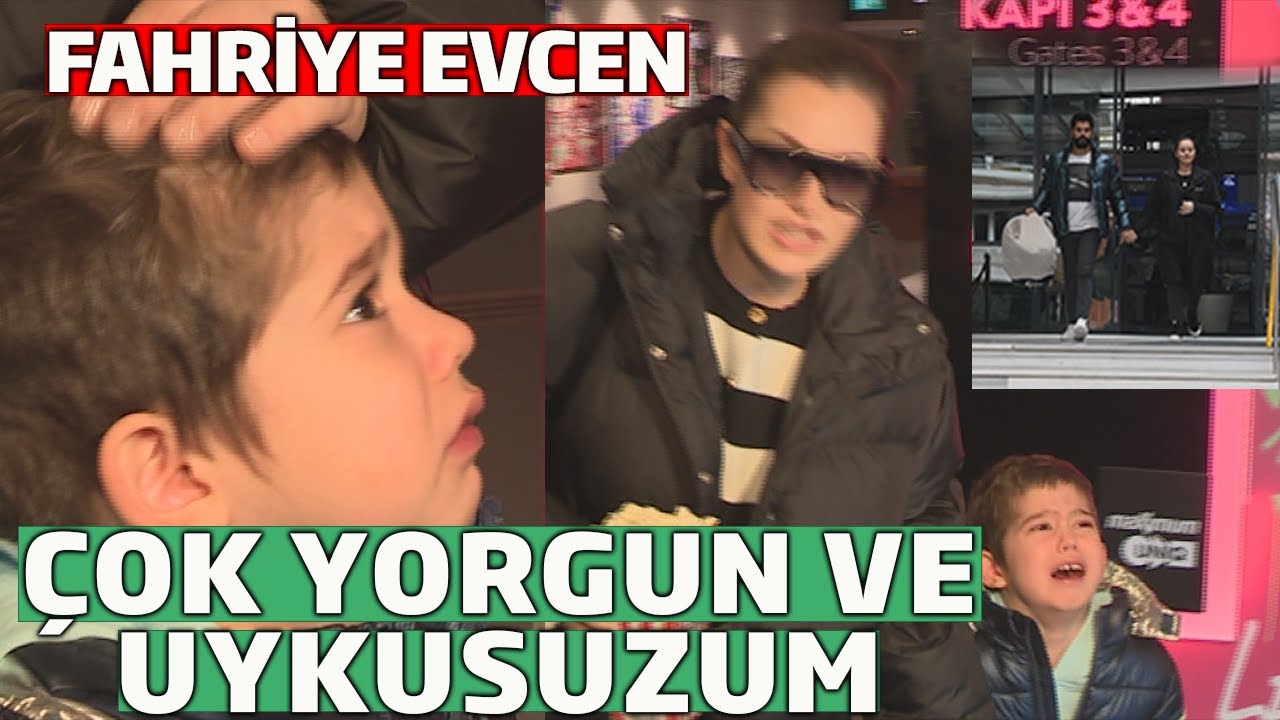 İkinci Çocuğunu Evde Bırakan Fahriye Evcen Çok Yorgun ve Uykusuz Olduğunu Söyledi