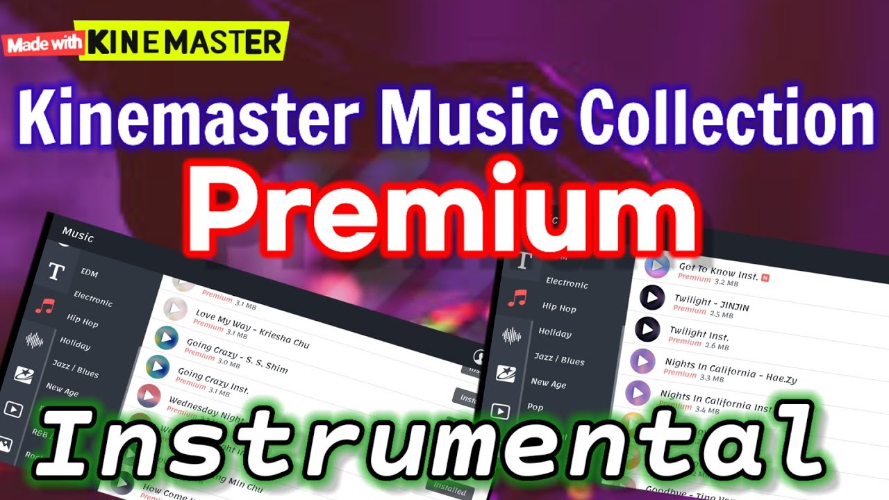 Kinemaster Music Instrumental - Premium