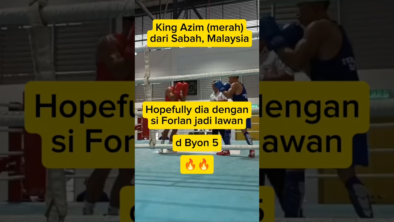 King Azim vs Forlan d Byon 5 kah? #byoncombat #kingazim #forlan #indonesia #malaysia #boxing #fight