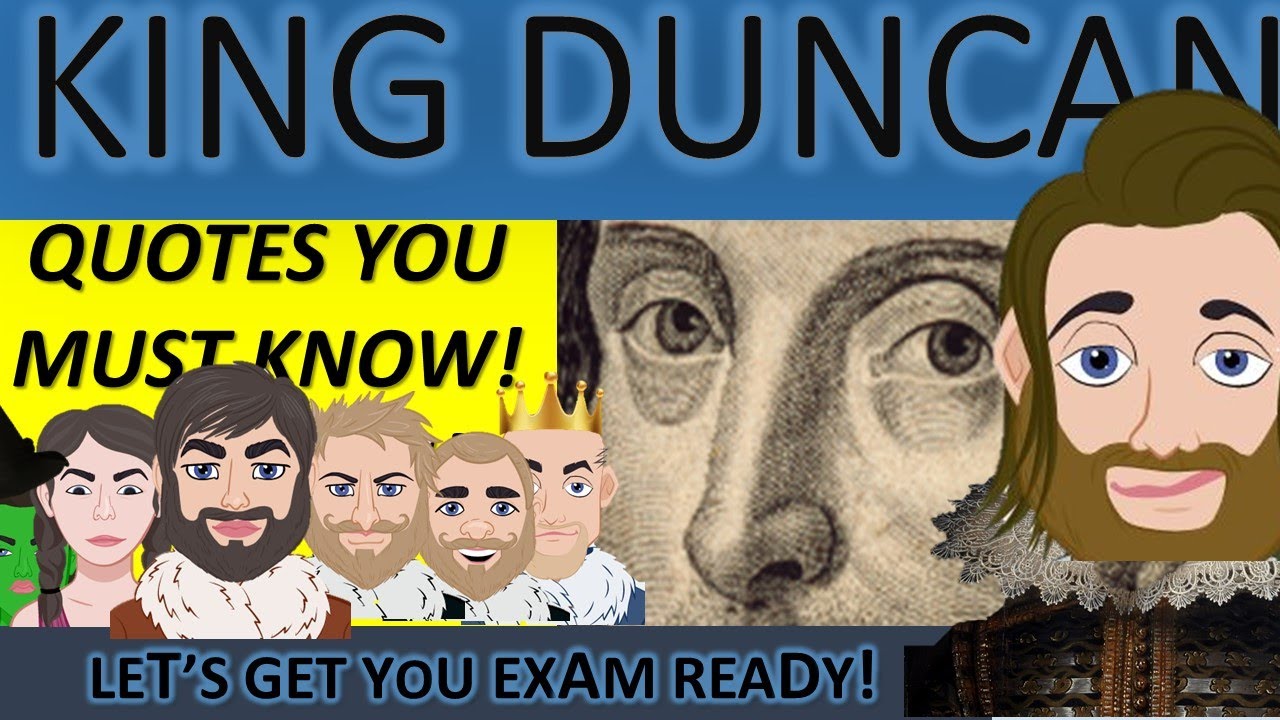 King Duncan - Complete and Simple Character Guide for Macbeth!