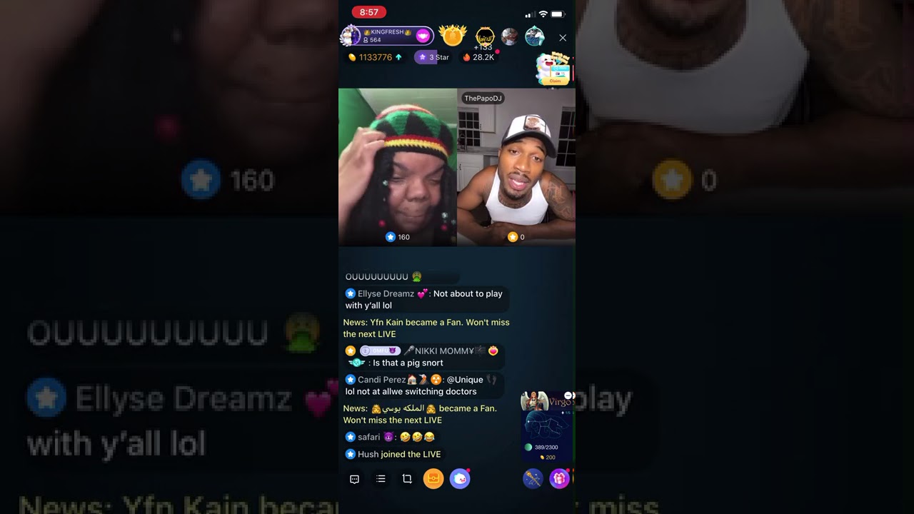 King fresh on Bigo live 😂😂😂😂     9/2/2020