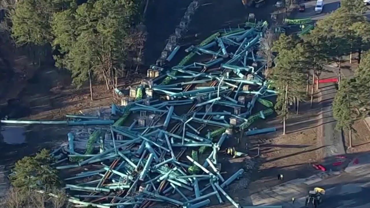 Kingda Ka roller coaster imploded at Six Flags Great Adventure in New Jersey