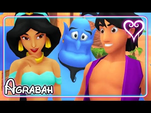 Kingdom Hearts 2 All Cutscenes | Full Movie | Aladdin ~ Agrabah