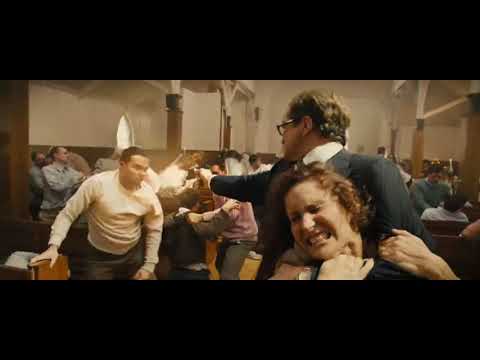 Kingsman church fight clip