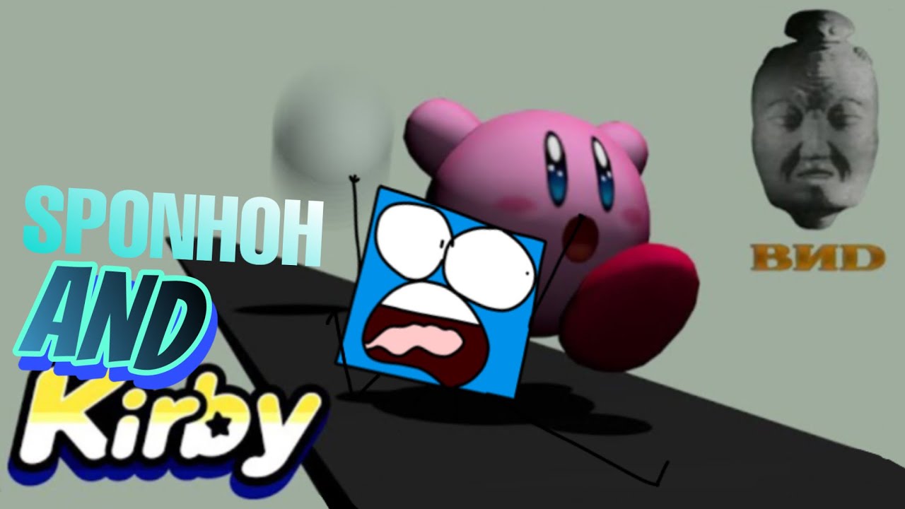 kirby and sponhoh in BИD logo by ​⁠@aldrinejoseph2512