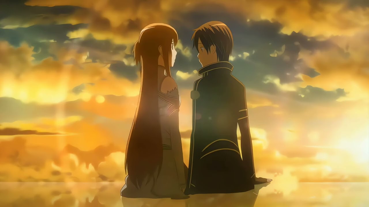 Kirito And Asuna Twixtor 4K 60FPS (SAO:End Of The World)