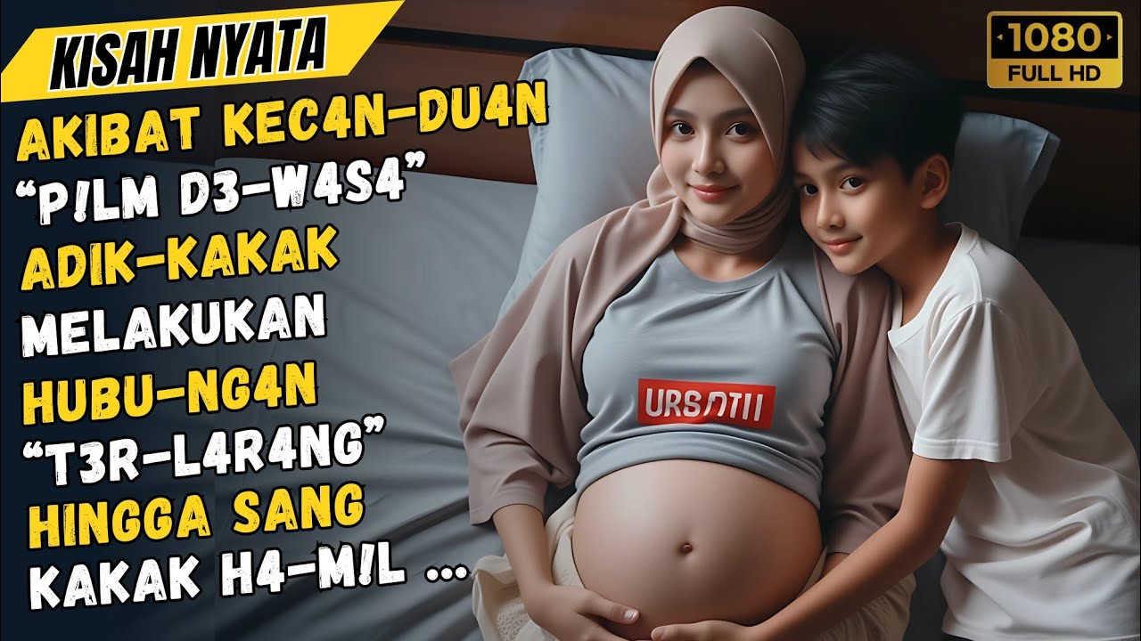 KISAH NYATA - ADIK KAKAK MELAKUKAN HUBU-NG4N T3R-L4R4NG HINGGA H4-M!L AKIBAT KEC4NDU4N P!LM D3-W4$4