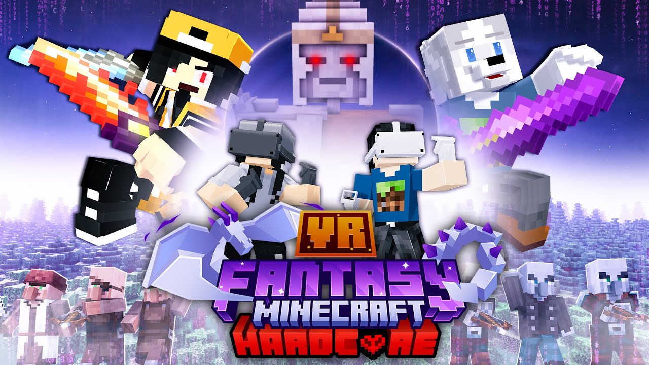 KISAH Petualangan kami di VR Minecraft FANTASY HARDCORE DUO ft.@ArvanS