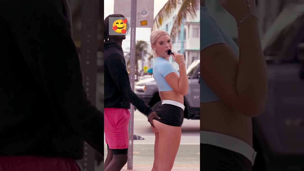 Kiss 💋 or slap 🍑 boy get good grab 🥰 #shortsfeed #shortvideo #shorts