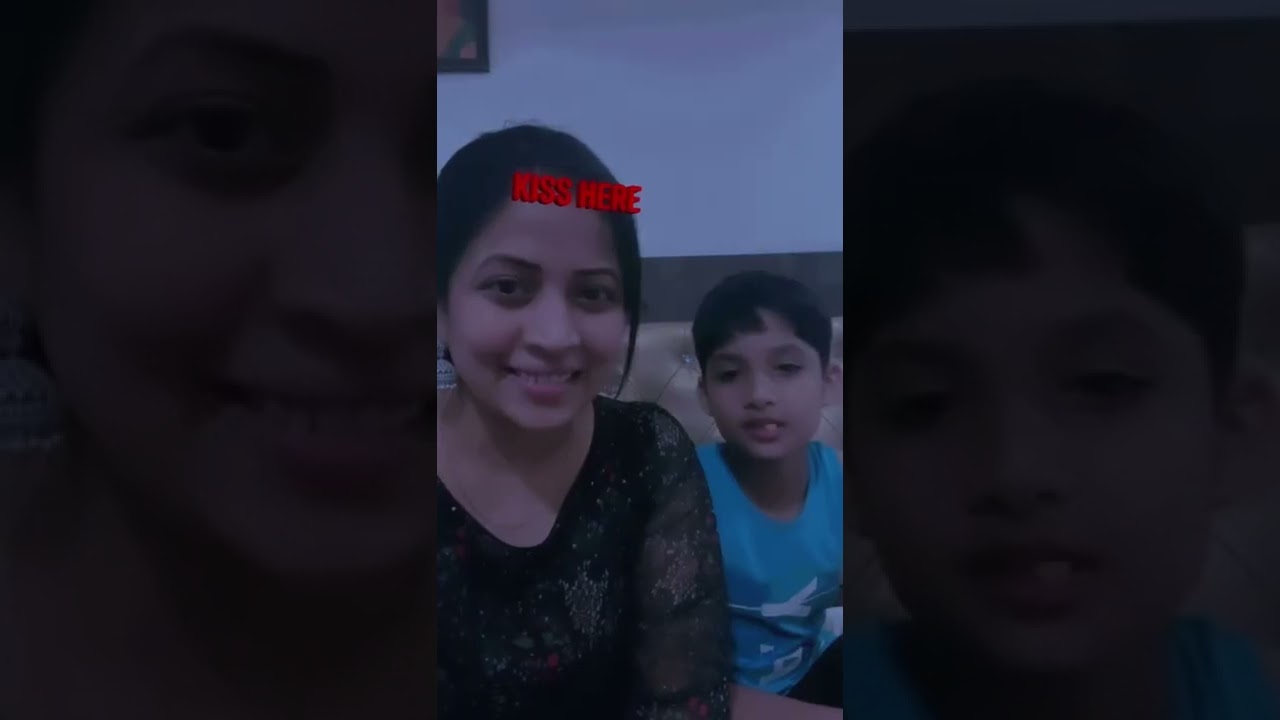 Kiss here went wrong | mom shock son rocks