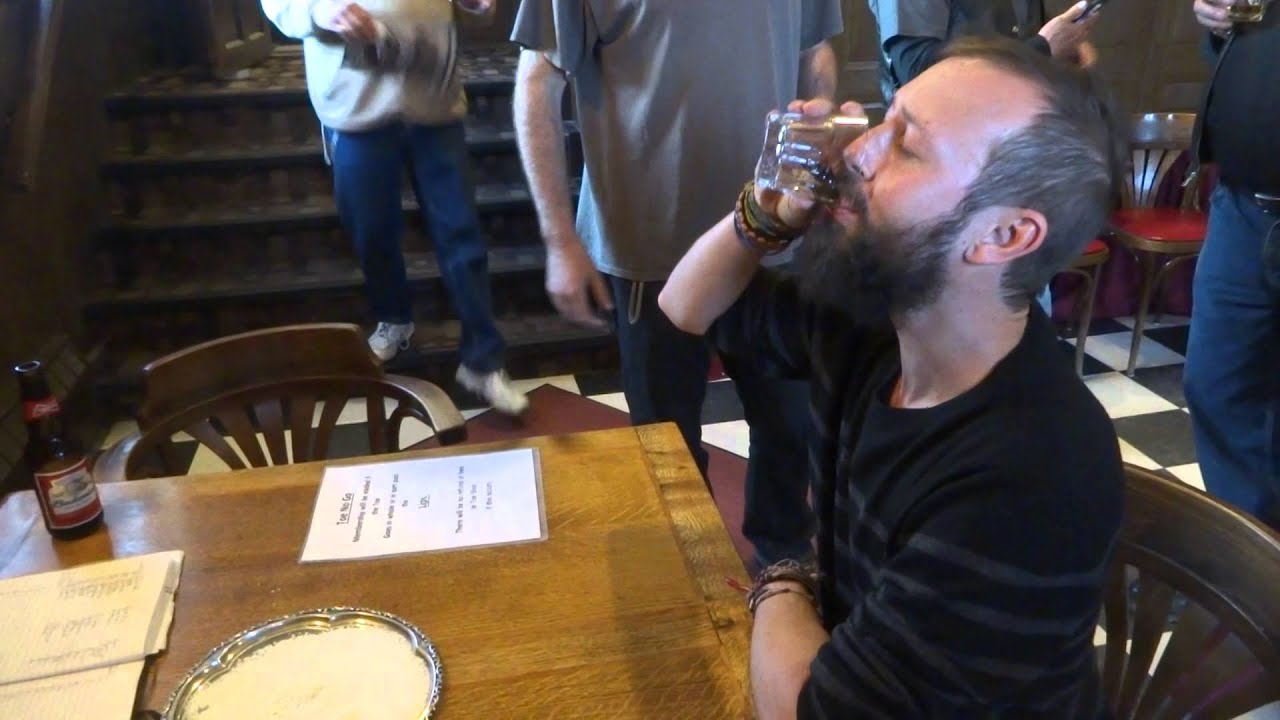 Kissing the Toe at the Downtown Hotel, Dawson City