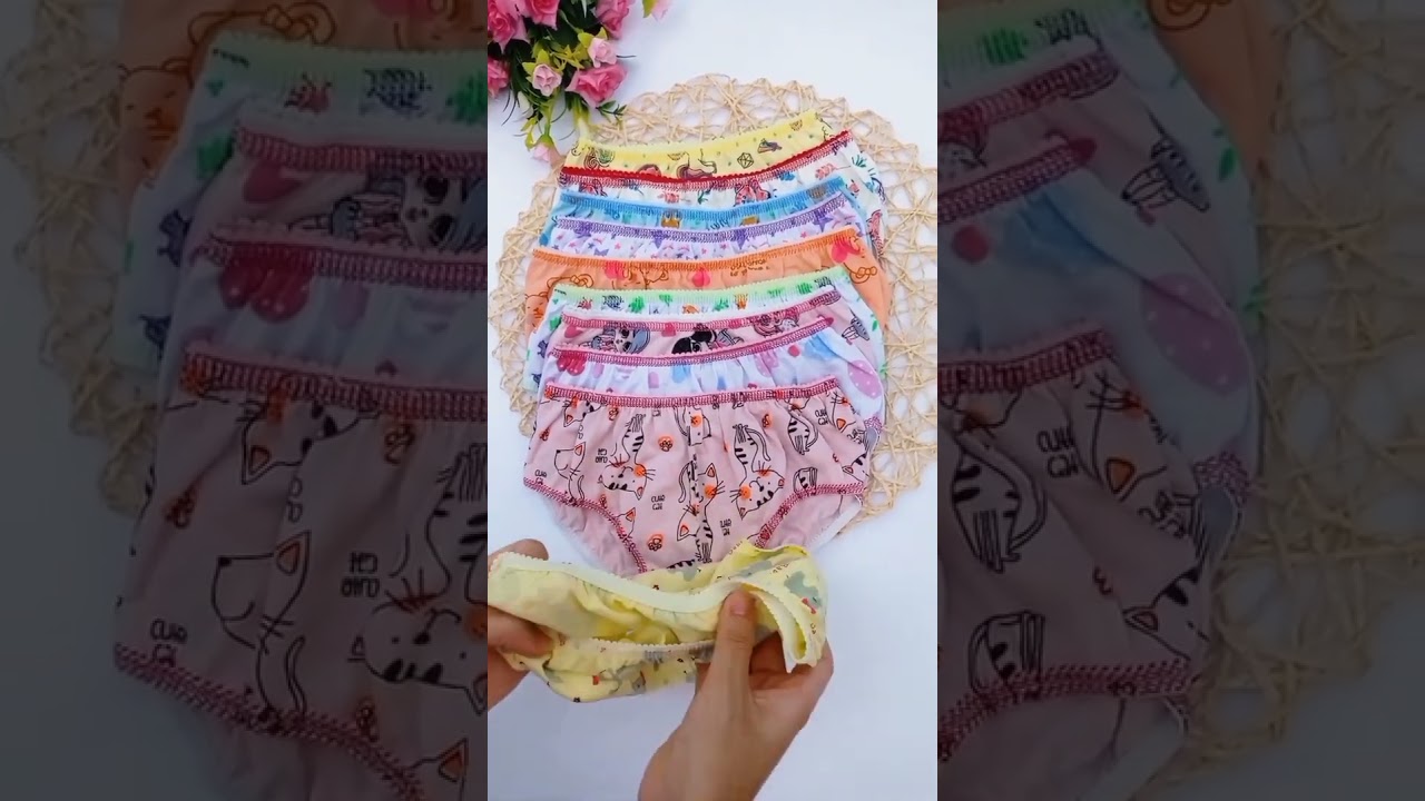 Kit Calcinhas Infantil Menina Algodão