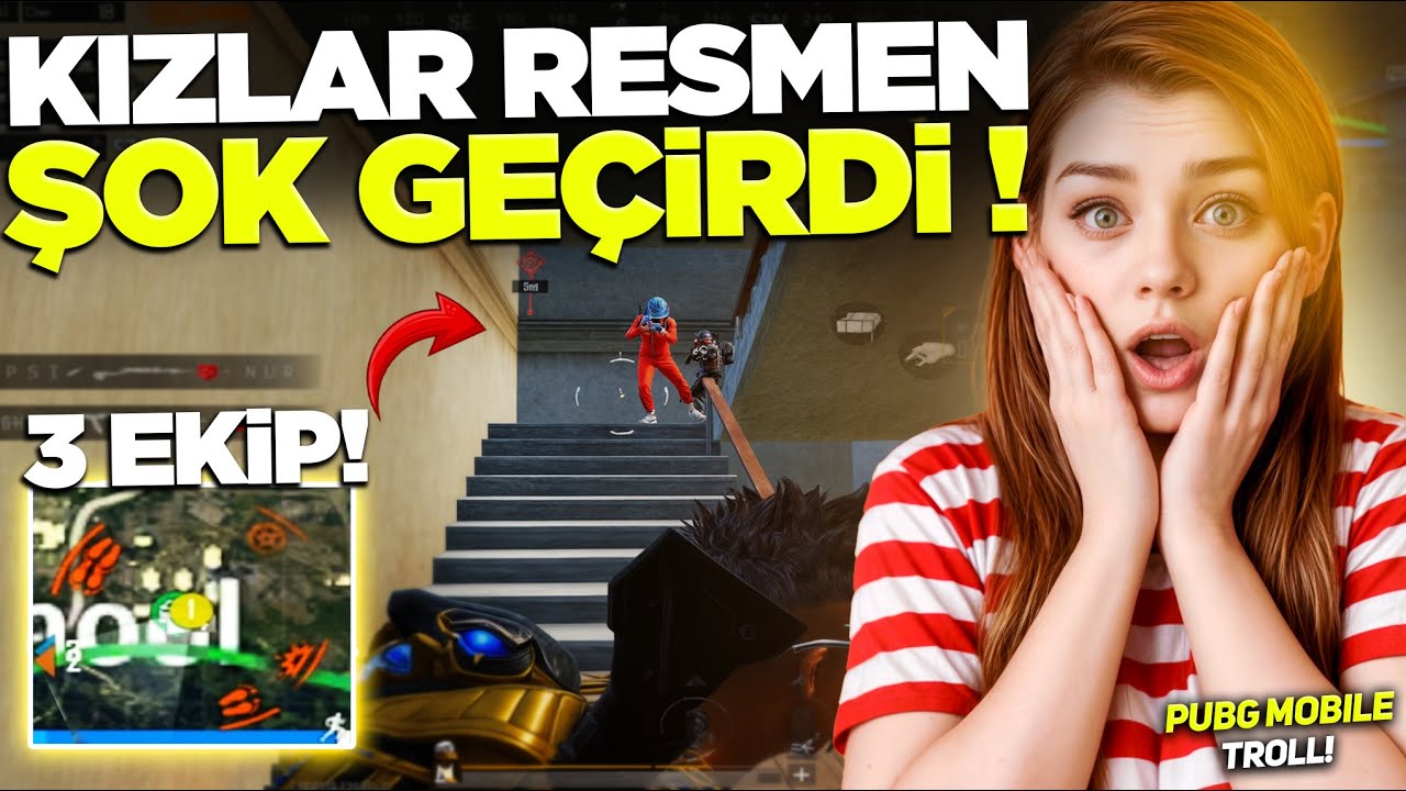 KIZ SESİ OLSUN ERANGEL'İ YAKARIM 😈 / TROLL