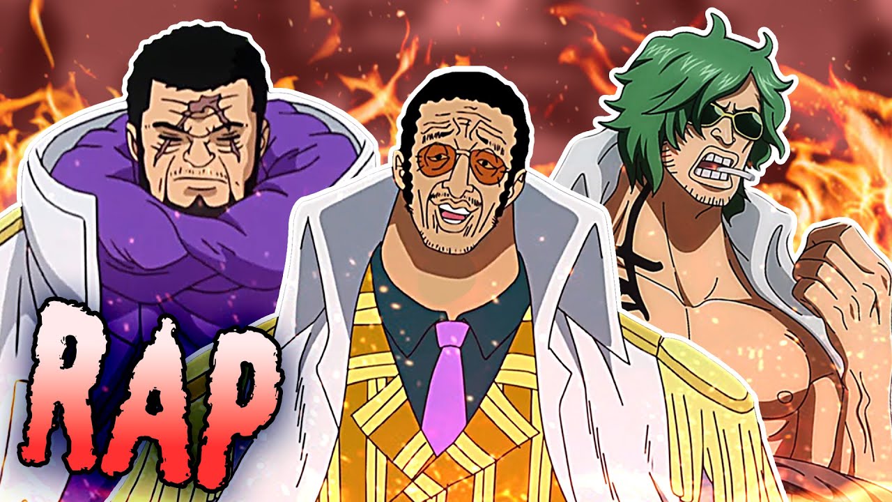 Kizaru, Fujitora & Ryokugyu Rap || 