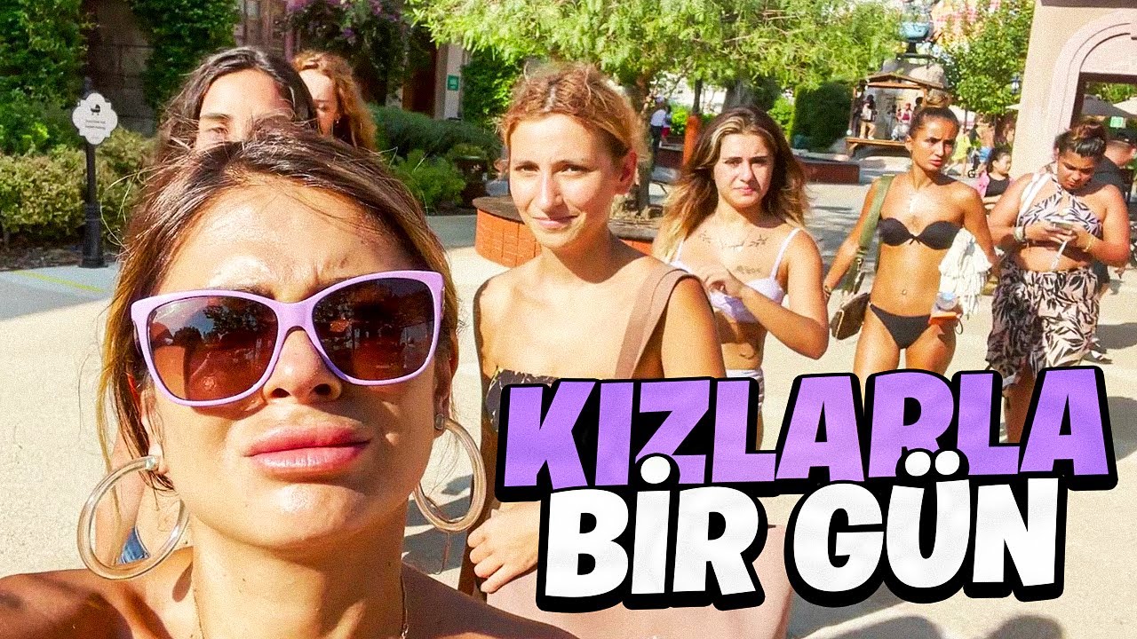 KIZLARLA 1 GÜN ( eğlence parkına gittik, dövme yaptırdık ) #vlog