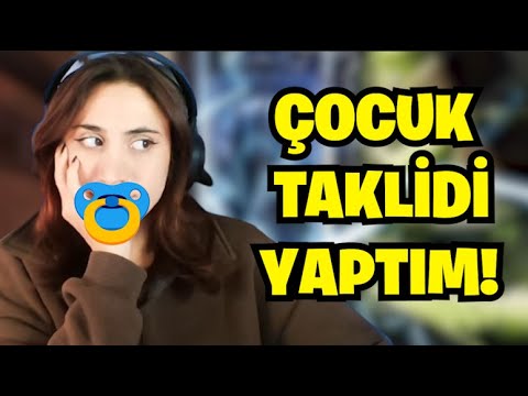 KÜÇÜK ÇOCUK TAKLİDİ YAPTIM MAÇIMA ÇOCUK GELDİ!
