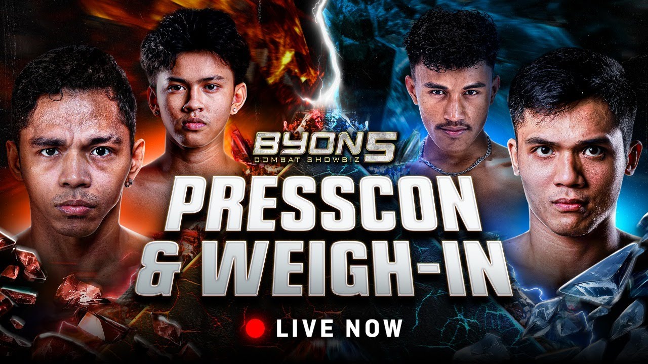 KKAJHE VS AZIZ ! WEIGH IN & PRESS CONFERENCE BYON COMBAT SHOWBIZ VOL. 5!