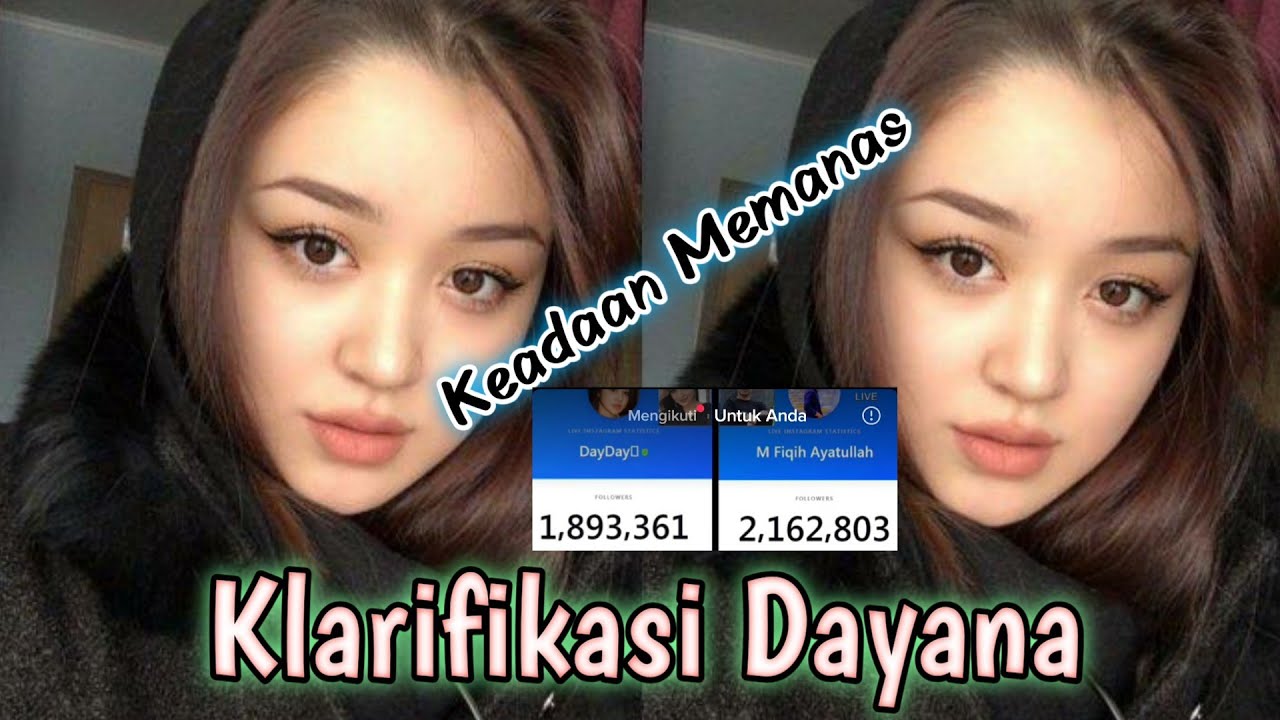 Klarifikasi Dayana di Instagram