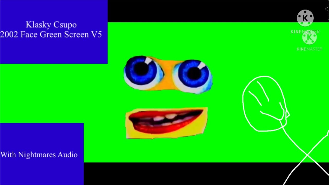Klasky Csupo 2002 Face Green Screen V5 (With Nightmares Audio)