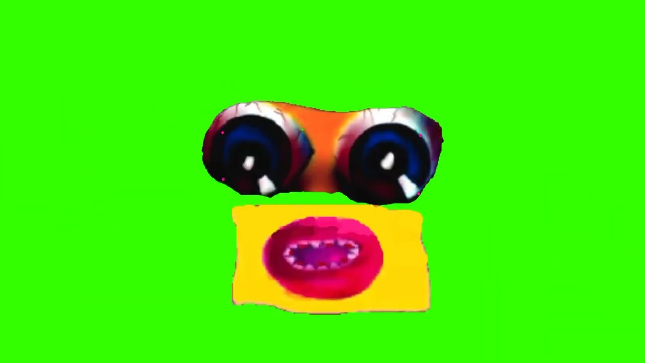 Klasky Csupo Nightmarish Face Green Screen 1998-2001 (Free To Use)
