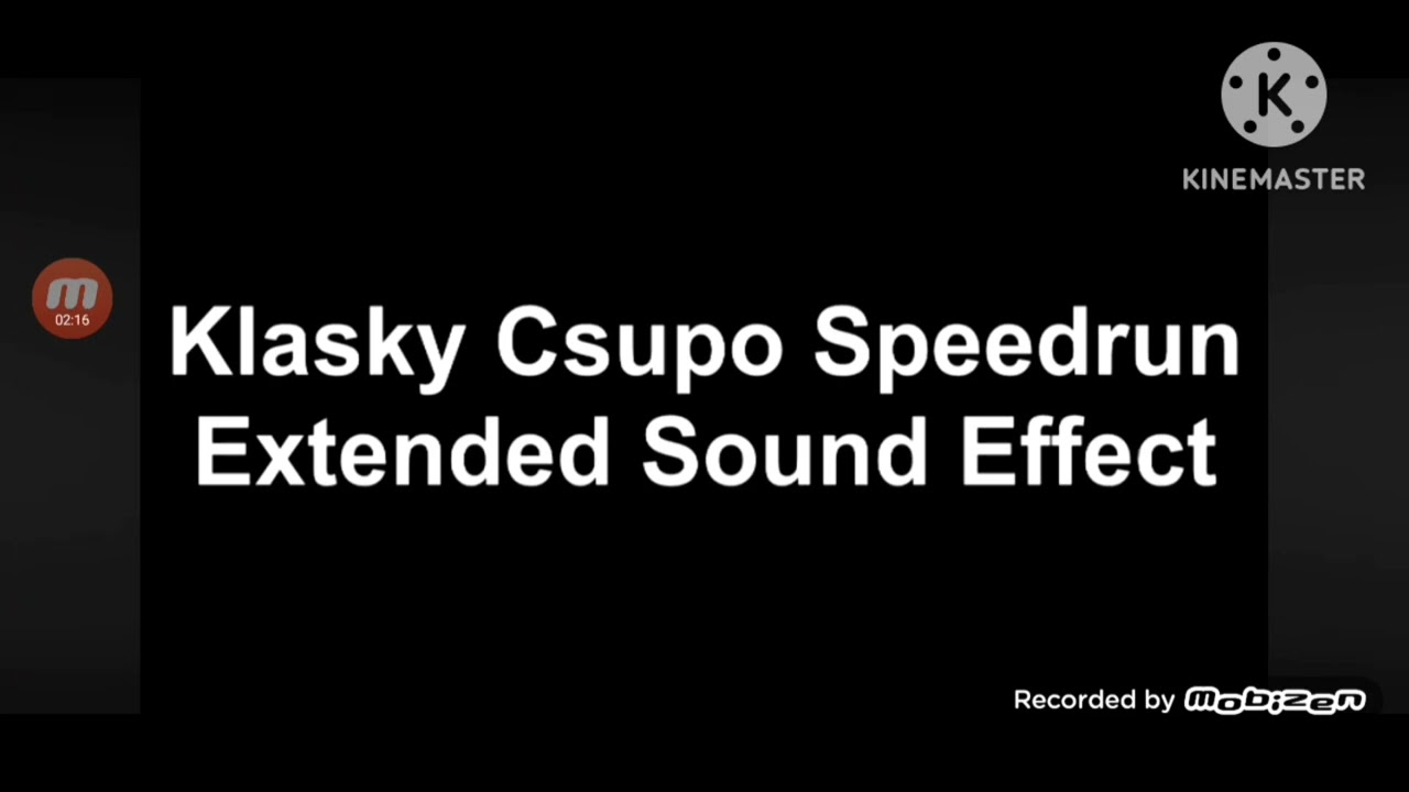 Klasky Csupo Speedrun Extended Sound Effect