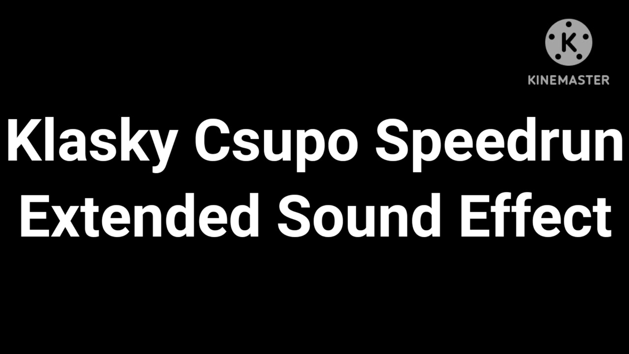 Klasky Csupo Speedrun Extended Sound Effect Áudio