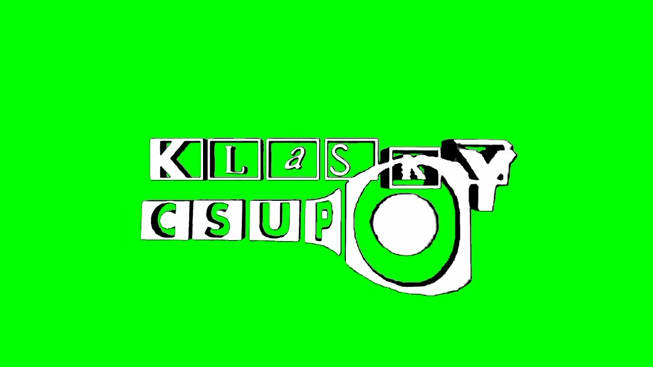 Klasky csupo Zplaat logo remake Widescreen 1998-2024 text blocks green screen Template Green screen