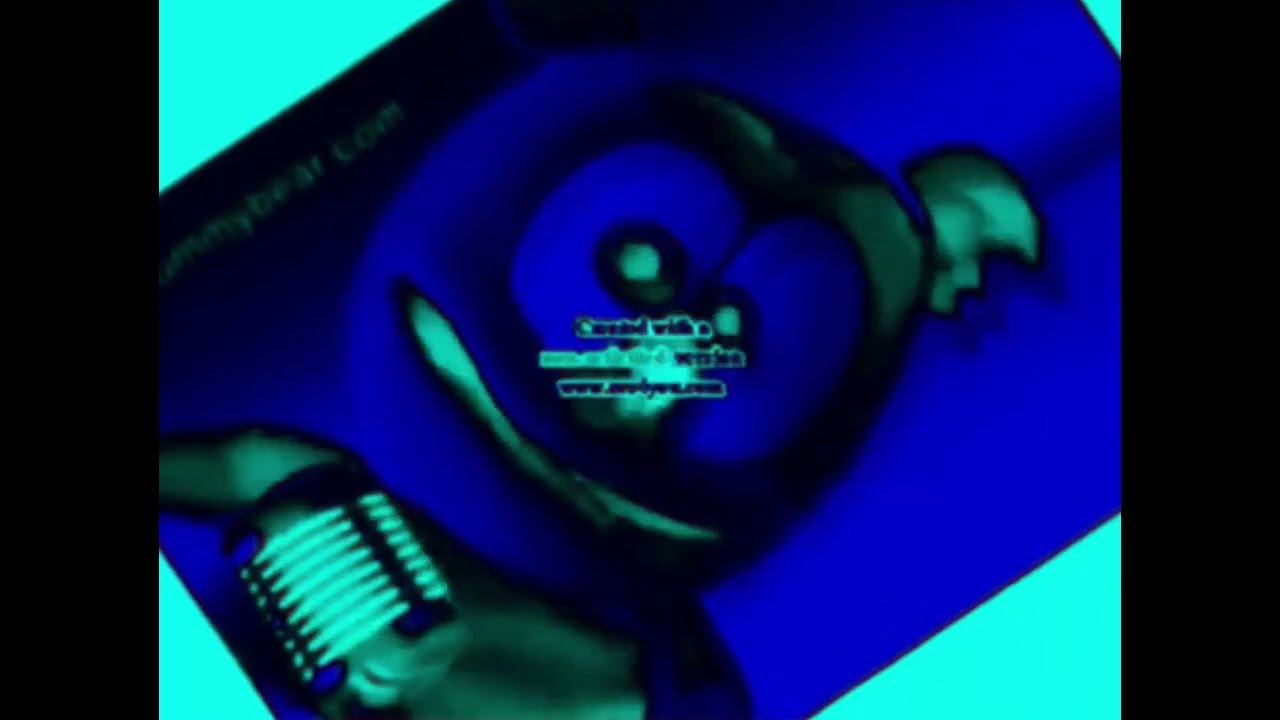 Klaskyklaskyklaskyklasky Gummy Bear In Cold Blue Water Flanged Saw Chorded