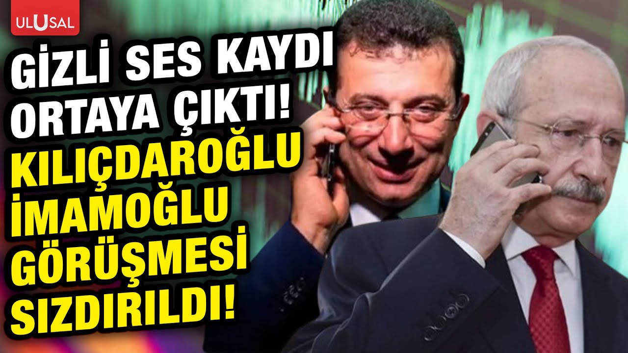 Kılıçdaroğlu ile İmamoğlu arasındaki telefon ses kaydı sızdırıldı! İşte o gizli konuşma!