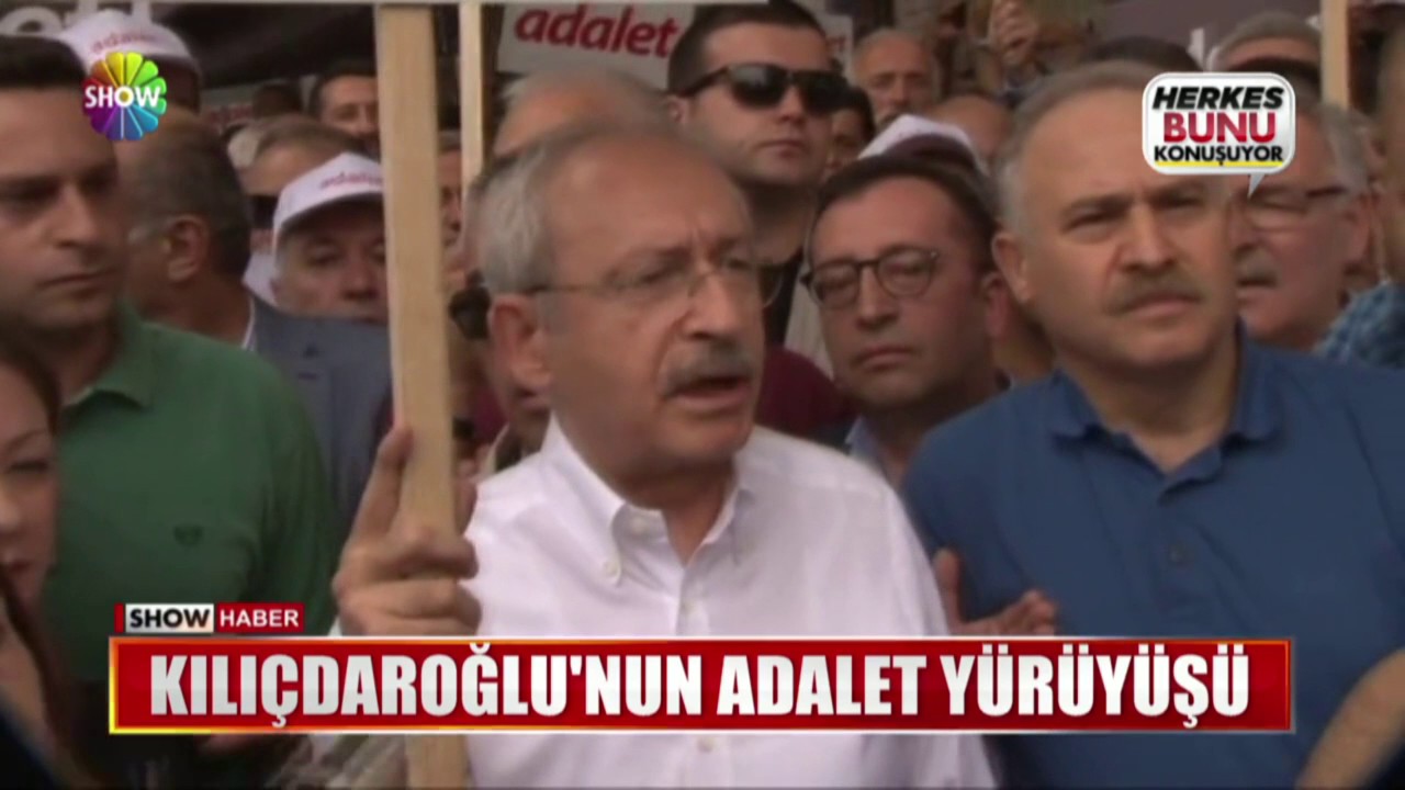 Kılıçdaroğlu'nun adalet yürüyüşü
