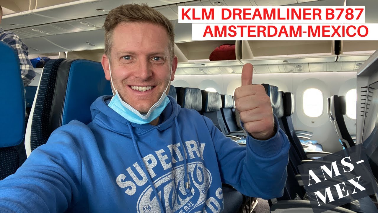 KLM AMAZING economy class - I’m impressed | KLM BOEING 787-9 | Amsterdam-Mexico city tripreport