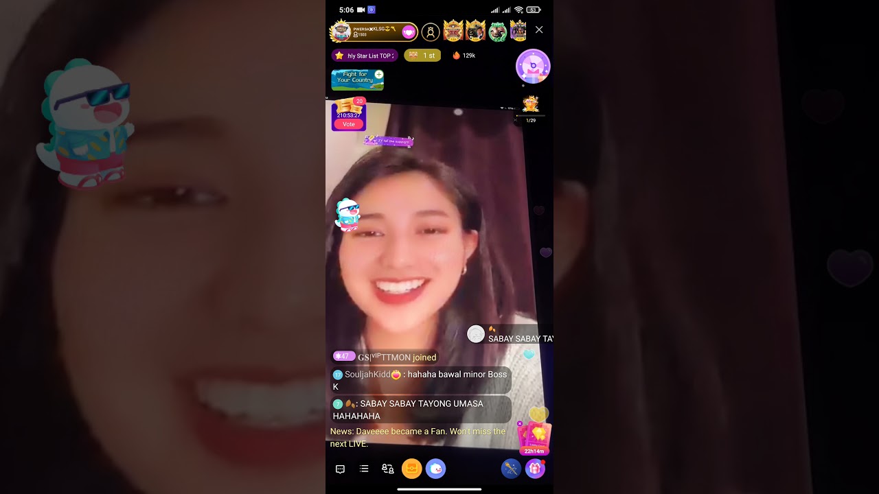 KLSG NAG PAKITA NA SA VIEWERS (BIGOPH)