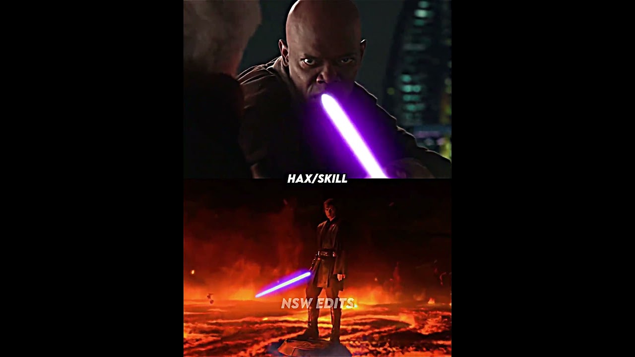 Knightfall Vader VS Mace Windu(Canon)