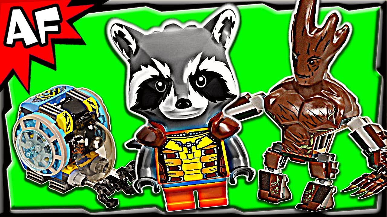 KNOWHERE ESCAPE MISSION 76020 Lego Guardians of the Galaxy Stop Motion Set Review