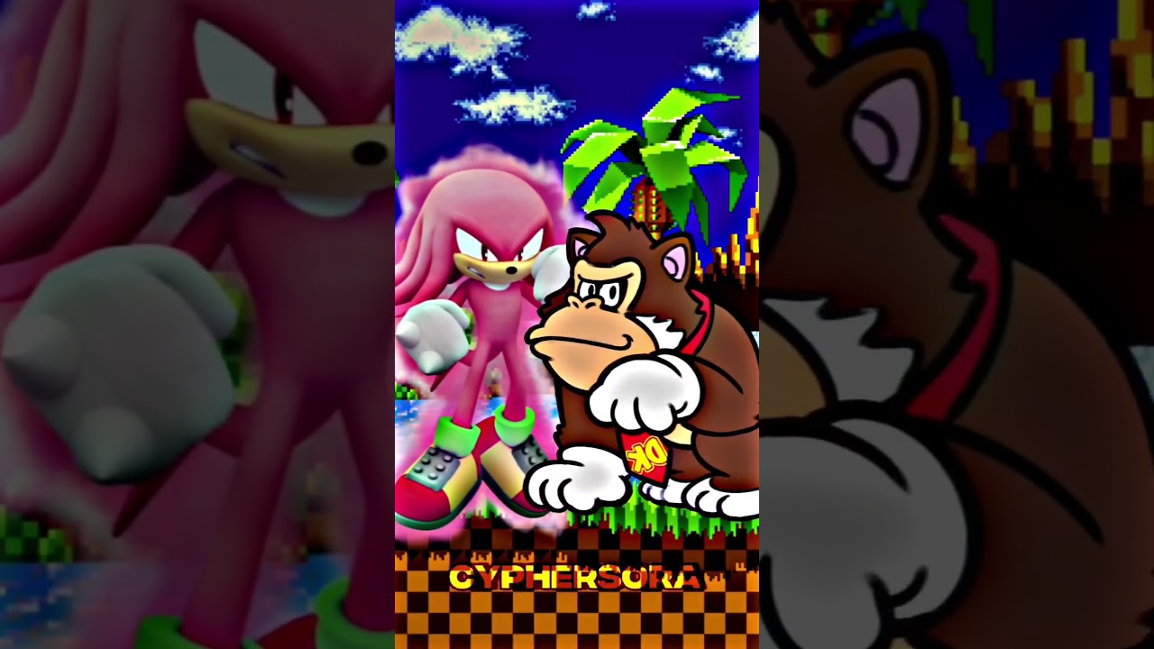 Knuckles VS Donkey Kong #shorts