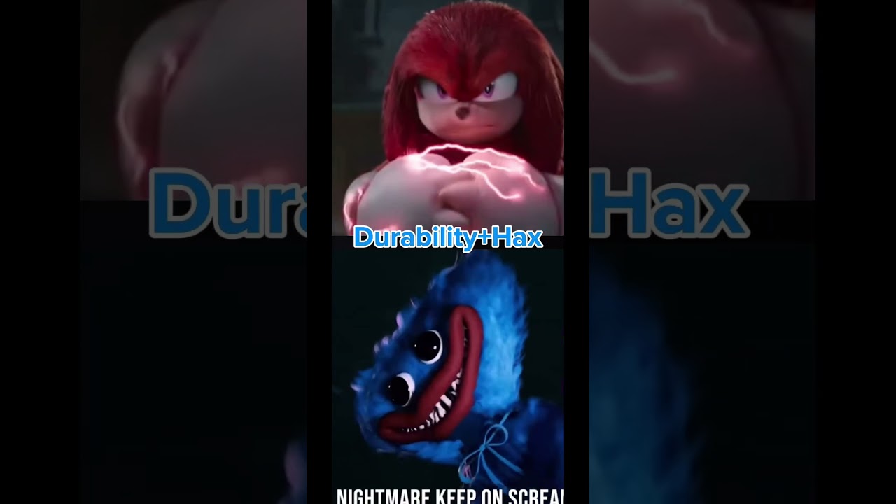 Knuckles vs huggy wuggy