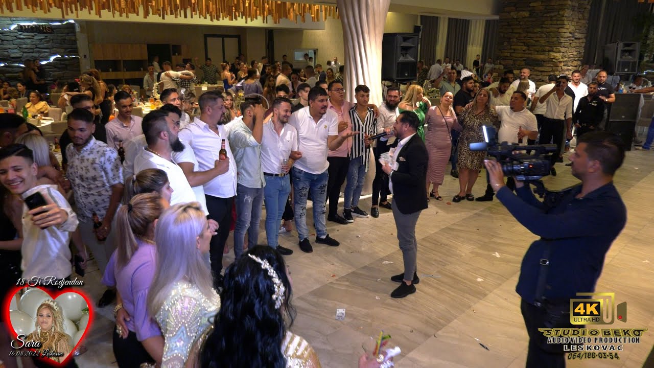 KO GAZDA SASA AL CAPONE 18 TI RODJENDAN SARA CAKI LATINO BEND MIX2 2022 (STUDIO BEKO) 4K LESKOVAC