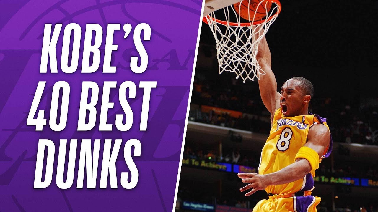 Kobe Bryant's Best 40 Dunks Of His NBA Career!
