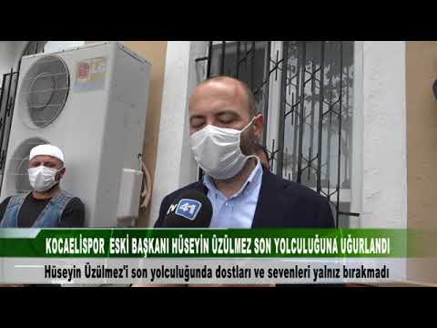 KOCAELİSPOR KULÜP BAŞKANI HÜSEYİN ÜZÜLMEZ SON YOLCULUĞUNA UĞURLANDI