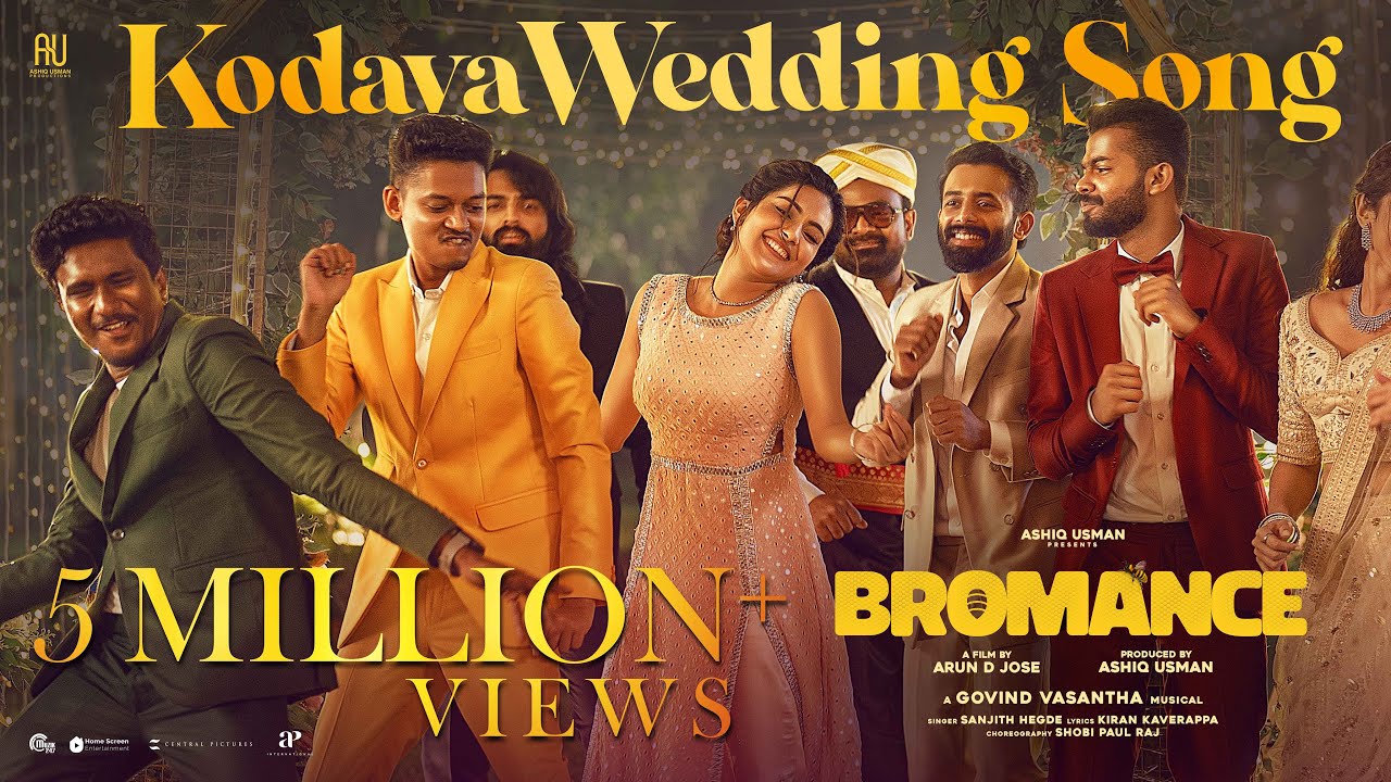 Kodava Wedding Song| Bromance |Arjun Ashokan,Mahima,Mathew Thomas |Govind Vasantha |ADJ |Ashiq Usman