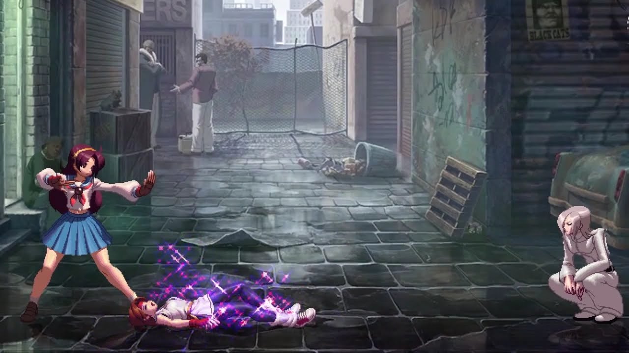 KOF XIII Ryona-Yuri and Athena vs Sakazaki