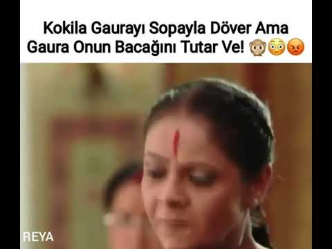 kokila gaurayı sopayla döver ama gaura onun bacağını tutar ve sonra... (masum hint dizisi)