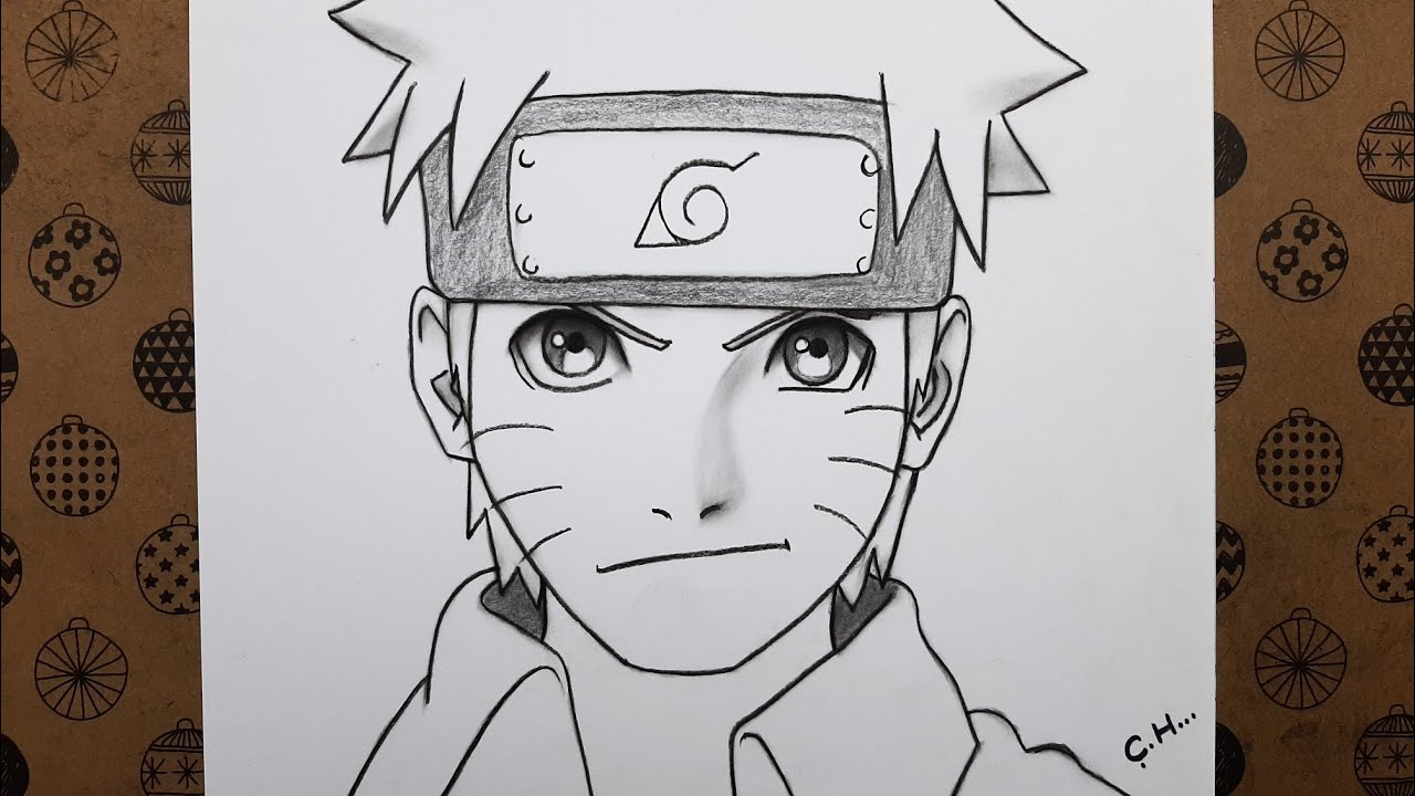 Kolay Anime Çizimi Adım Adım Naruto Nasıl Çizilir, Karakalem Kolay Çizimler 2022