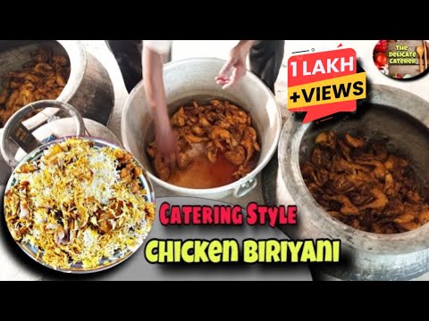 Kolkata Chicken Biryani Catering Style 🍗 Chicken Biriyani Recipe 🥘 The Delicate Caterer 🍹