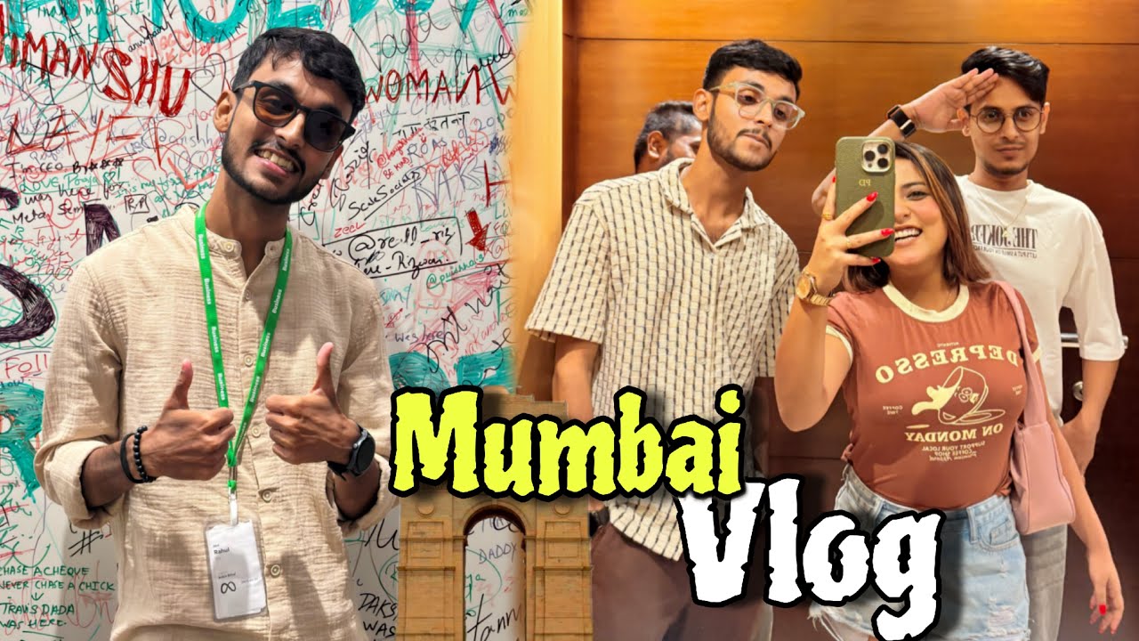 Kolkata to Mumbai Vlog | Facebook Office😍Rahul Dey