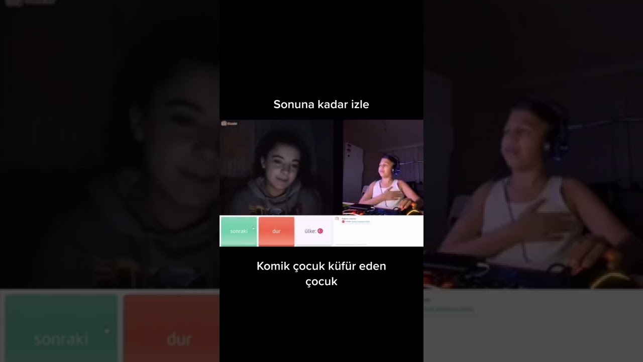 KOMİK KÜFÜR EDEN ÇOCUK OMEGLE