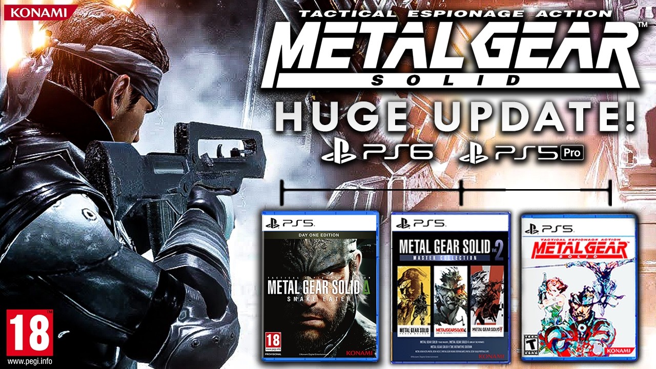 Konami's Metal Gear Solid™ 2025 Plans | MGS 1 Remake, MGS 4 Remaster, Kojima's PHYSINT, DS2 & More!