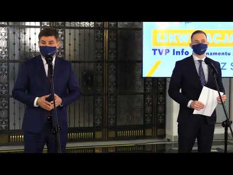 Konferencja Koalicji Obywatelskiej - Likwidacja TVP Info i abonamentu RTV - 8 lutego 2021 r.