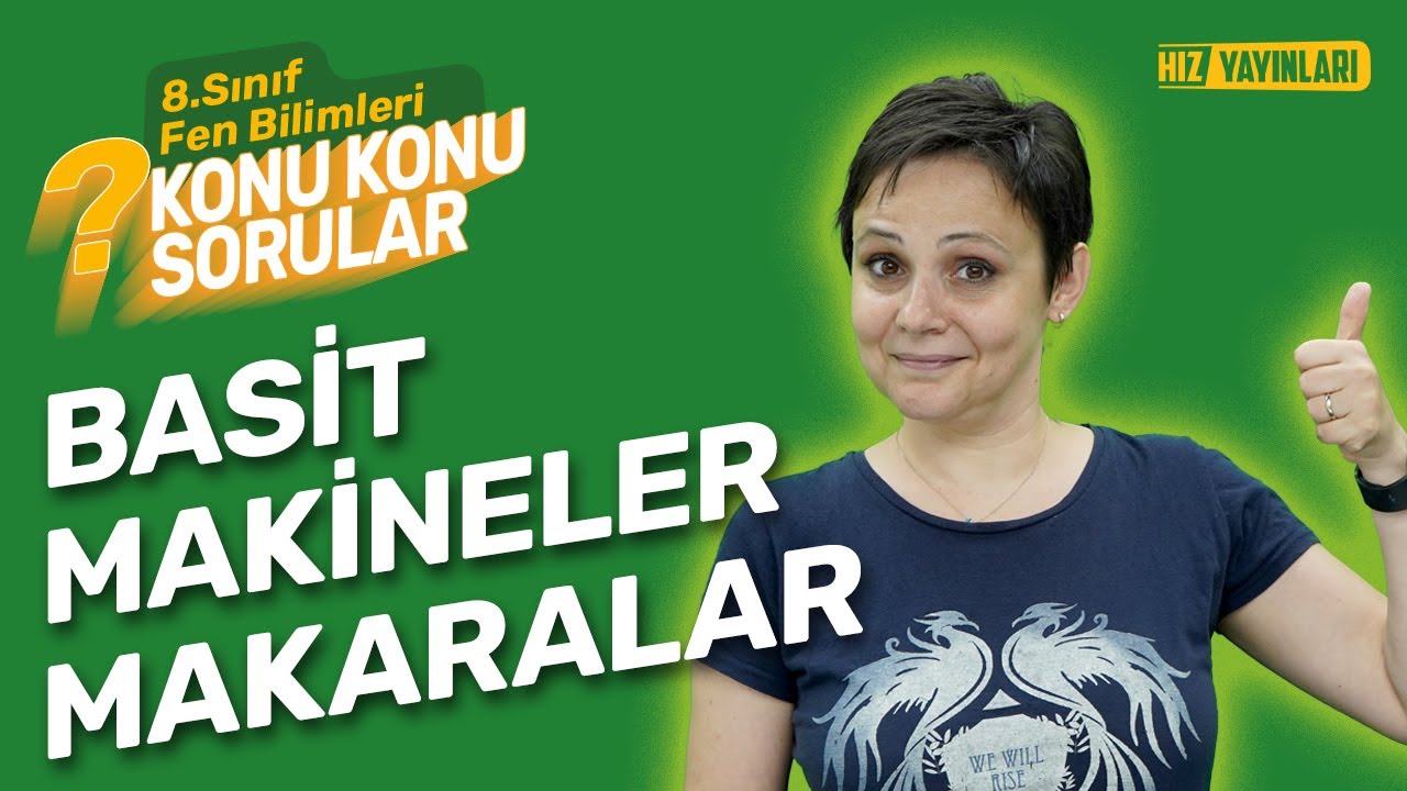 Konu Konu Sorular - 8.Sınıf Fen Bilimleri Soru Çözümü - Basit Makineler - Makaralar - LGS 2024