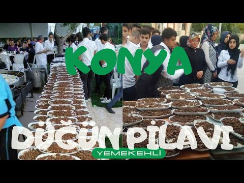 Konya Düğün Pilavı | Diltaş Düğün Kongre Merkezi | Etli Pilav | Bamya Çorbası | Denizaltı | Zerde